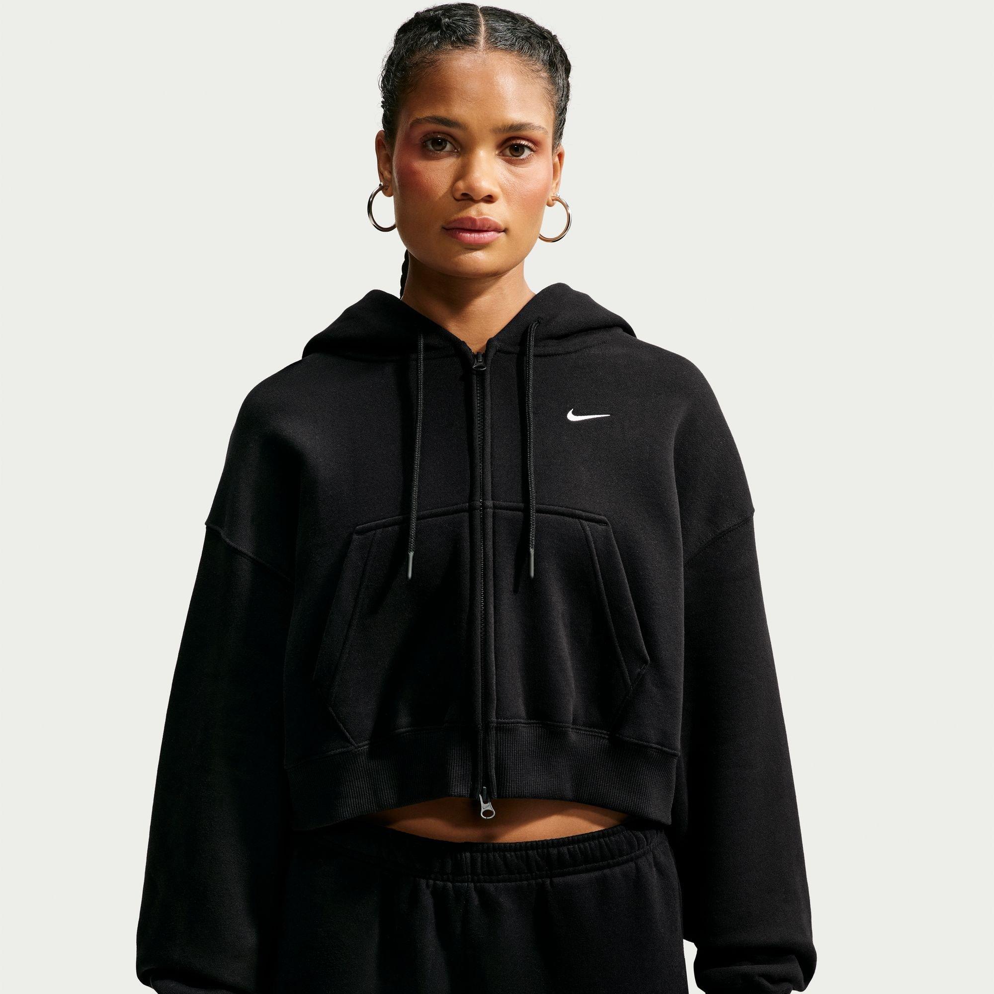 NIKE 스튜디오 크롭 후드 자켓