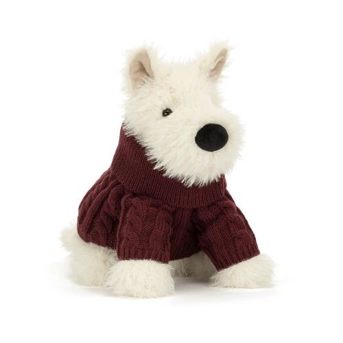 Jellycat 먼로 스코티 도그 겨울 점퍼