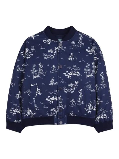 Kenzo Kids 프린트 봄버 자켓