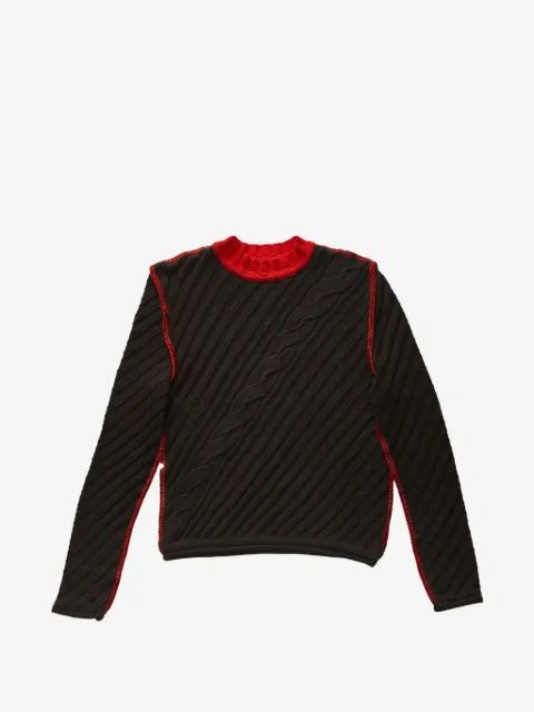 Edward Cuming 리브드 스웨터
