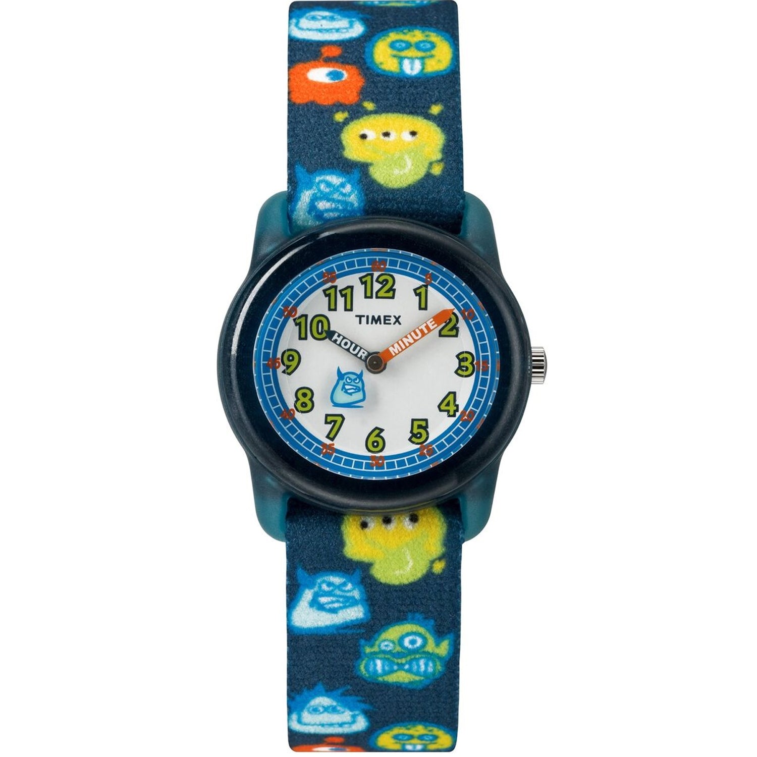 TIMEX 몬스터 타임 화이트 다이얼 시계