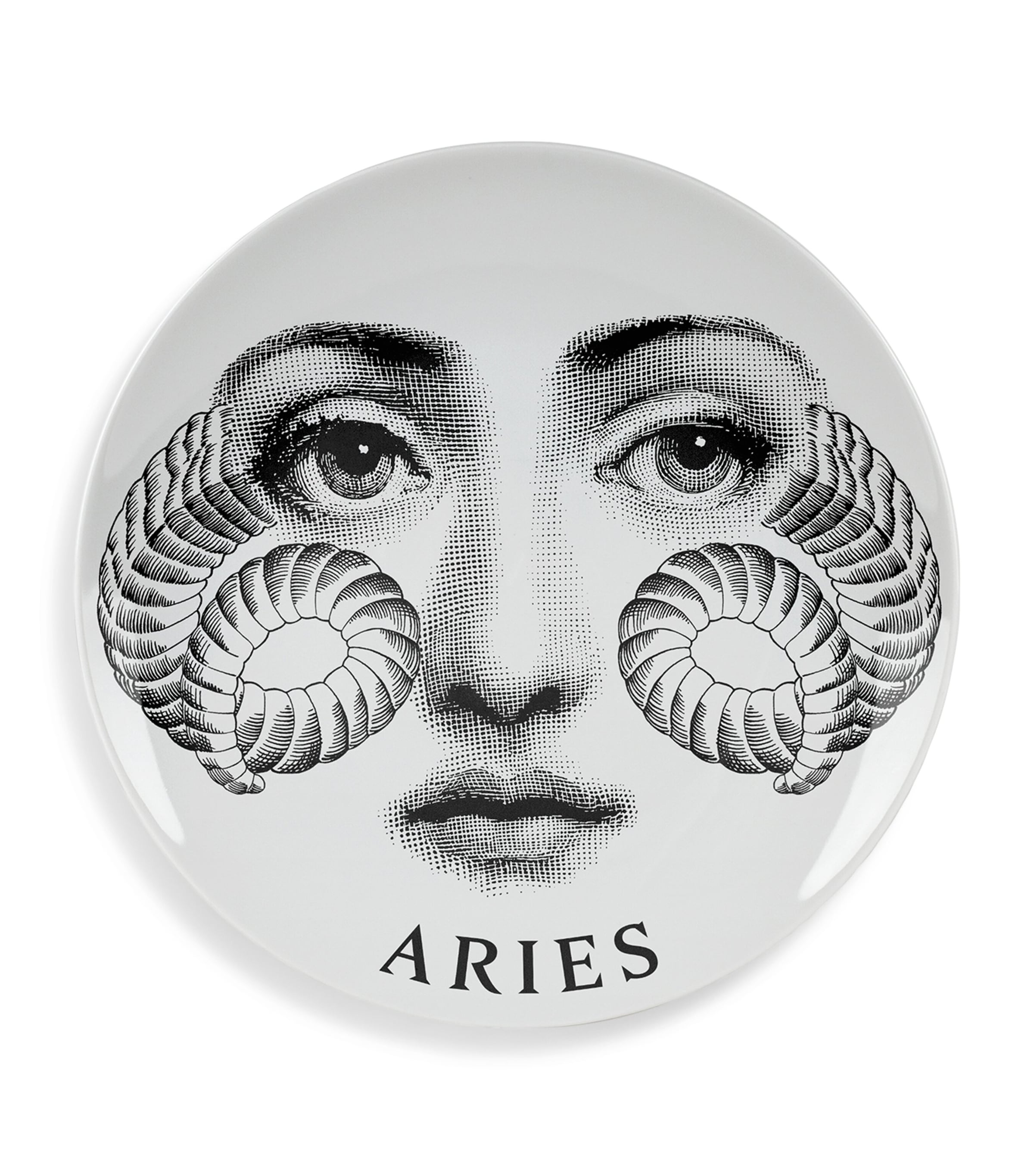 Fornasetti 테마 에 바리아지오니 no. 348 월 플레이트