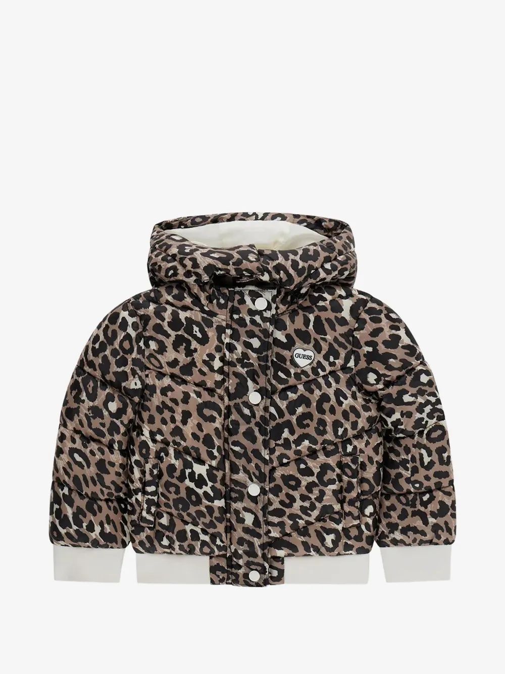 guess kids 애니멀 프린트 패딩 자켓