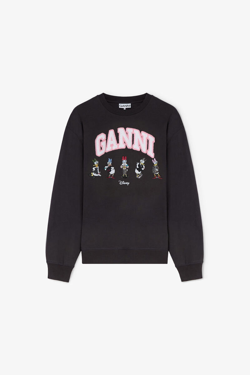 GANNI 디즈니 데이지 덕 블랙 스웨트셔츠