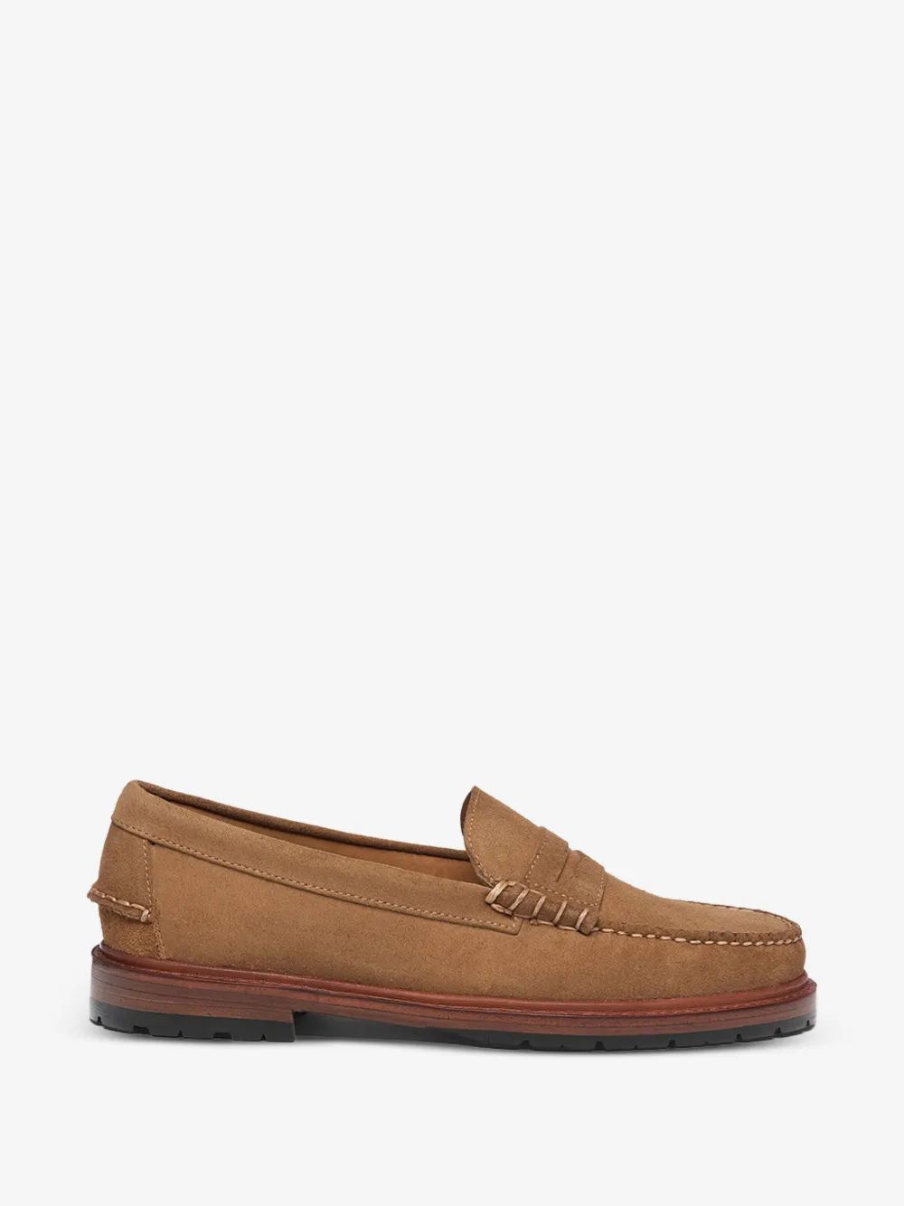 SEBAGO 도슨 스웨이드 페니 슬롯 로퍼