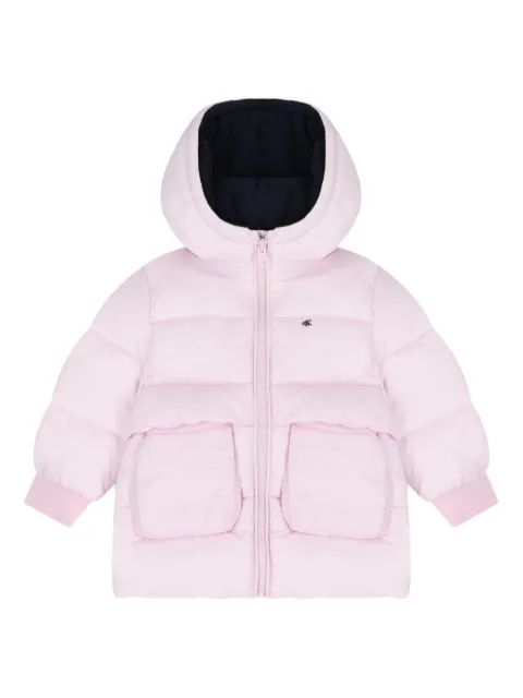 Calvin Klein Kids 로고 패딩 자켓