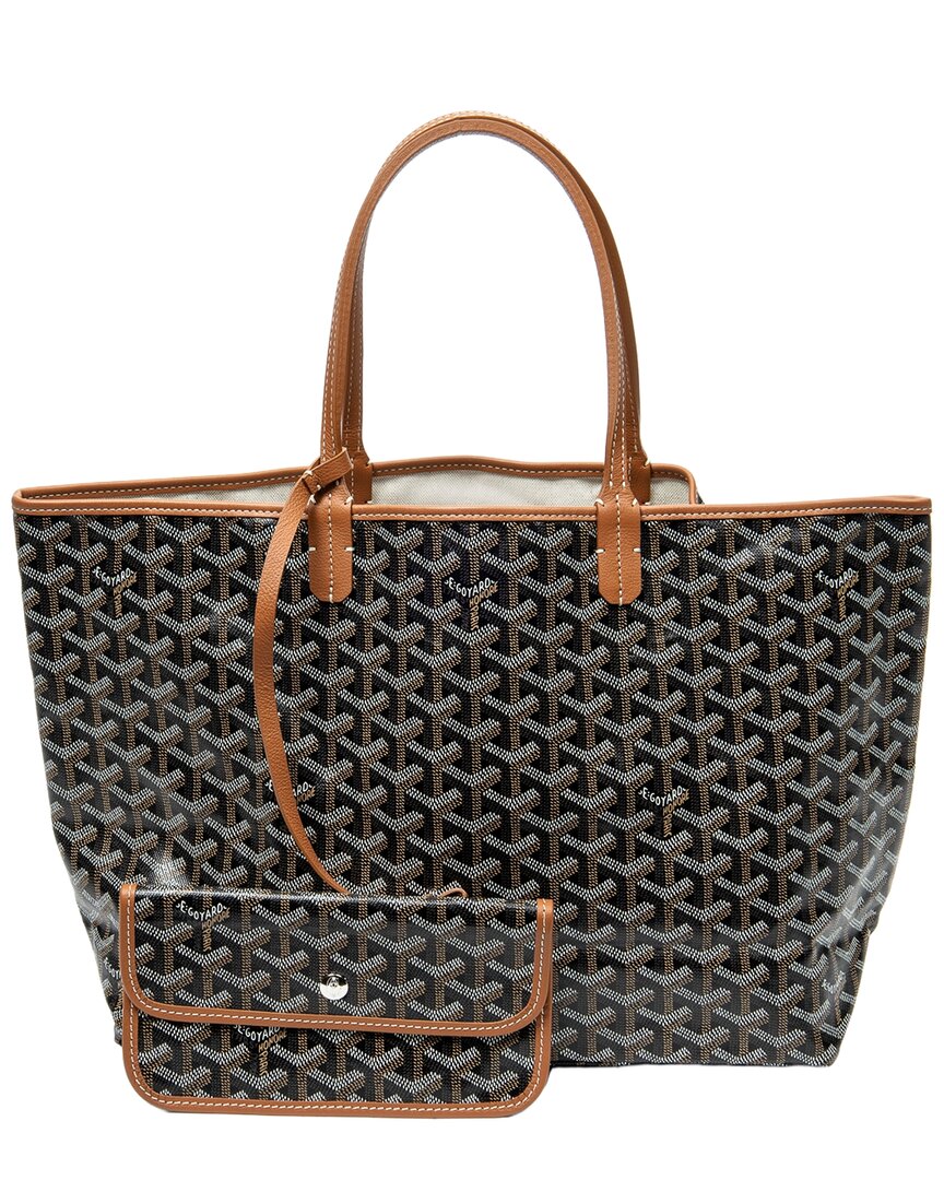 GOYARD 브라운 이네 코팅 캔버스 생 루이 PM