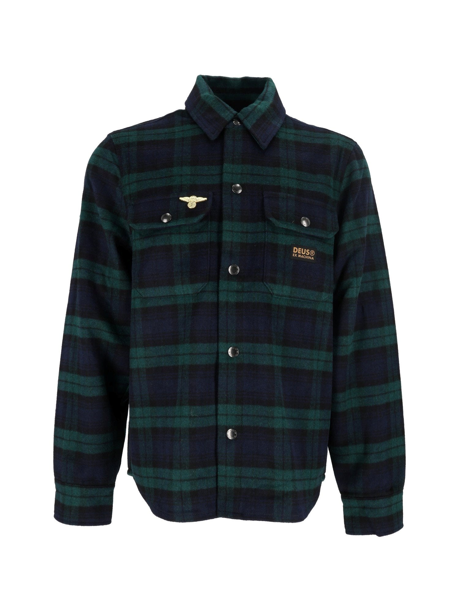 DEUS EX MACHINA 맥스웰 체크 블루 셔츠