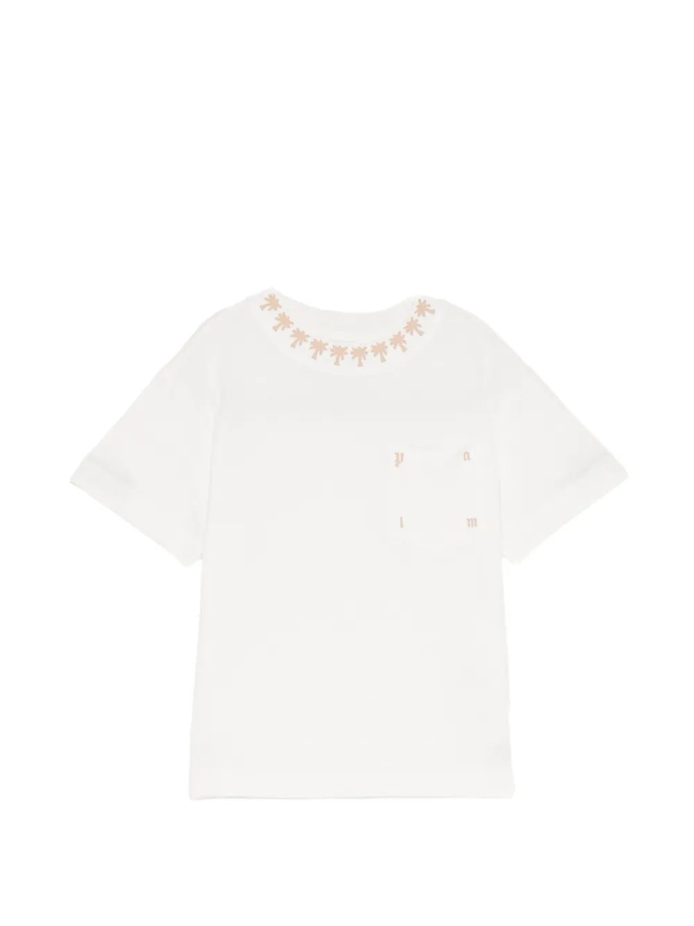 Palm Angels Kids 체스트 포켓 티셔츠