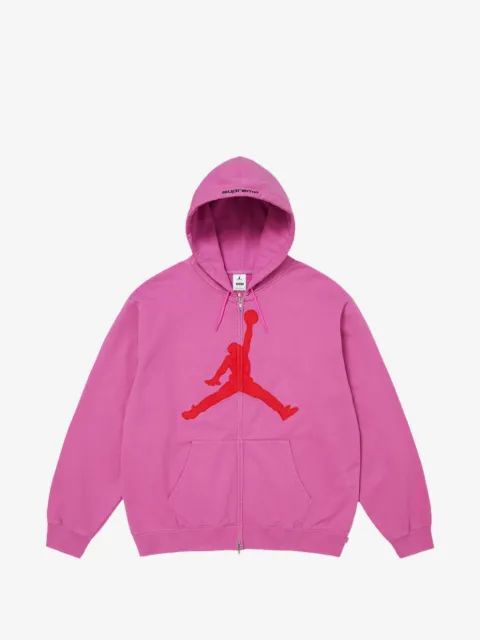 Supreme 조던 로고 패치 집업 후드