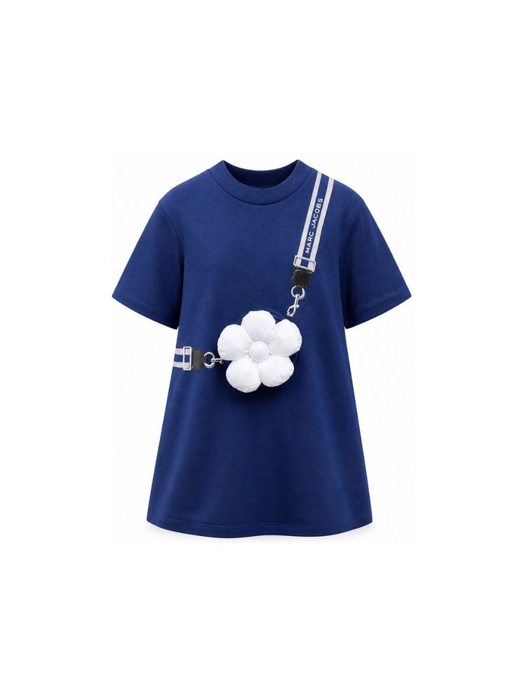 Marc Jacobs Kids 트롬프 레일 플로럴 아플리케 드레스
