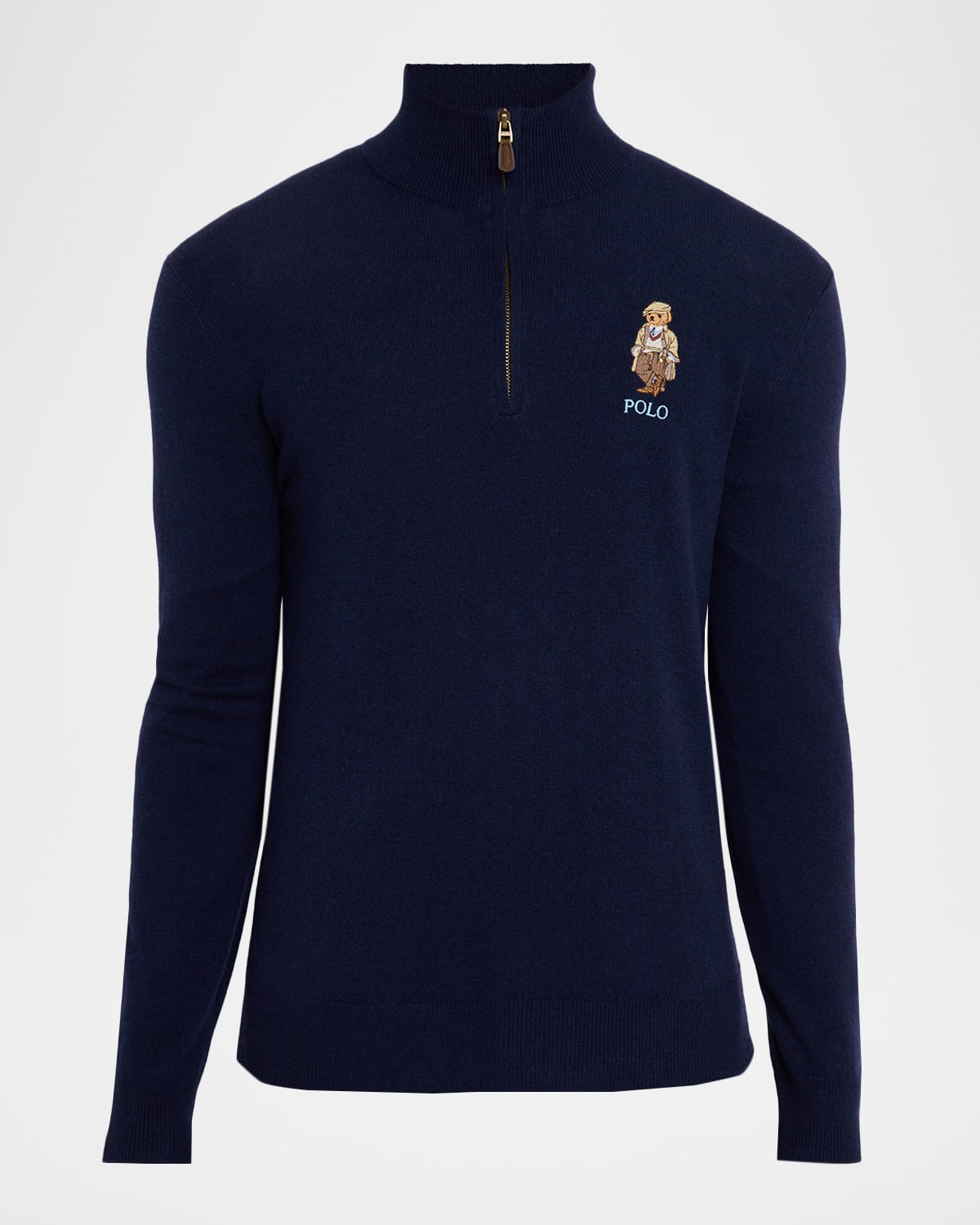 POLO RALPH LAUREN 폴로 베어 울 쿼터 집 스웨터
