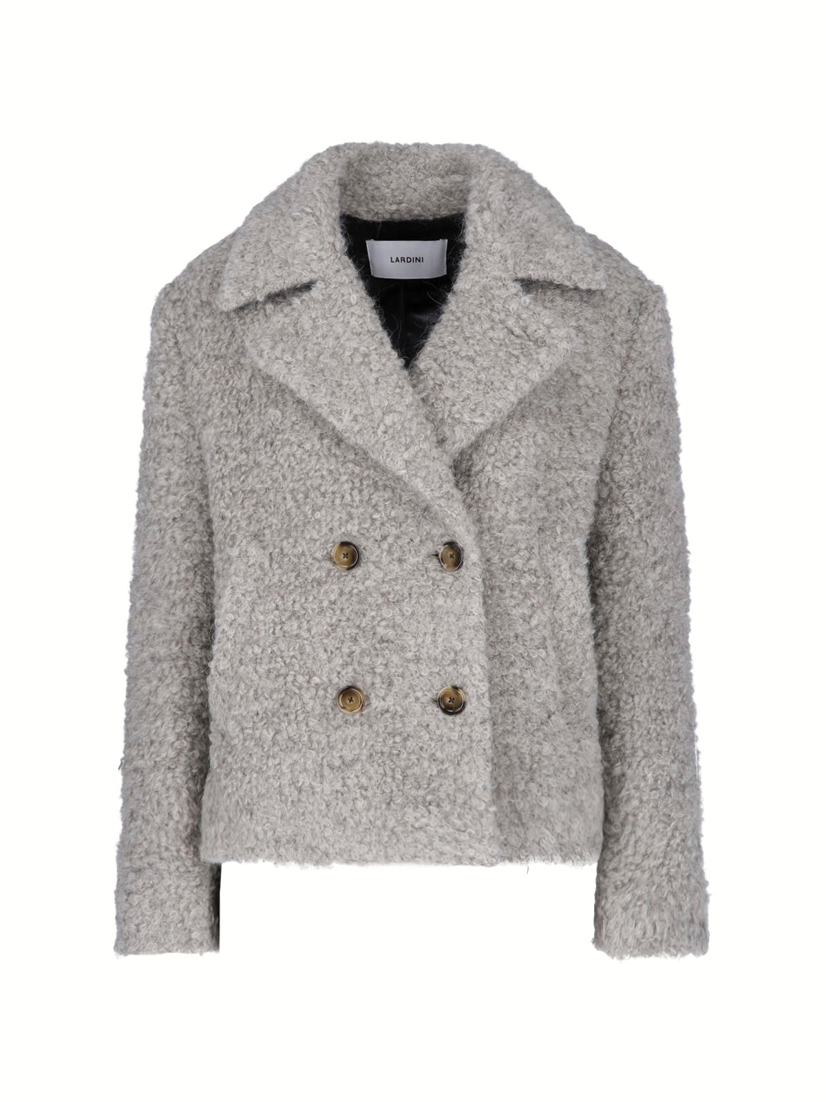 Lardini 여성 더블 브레스트 테디 자켓