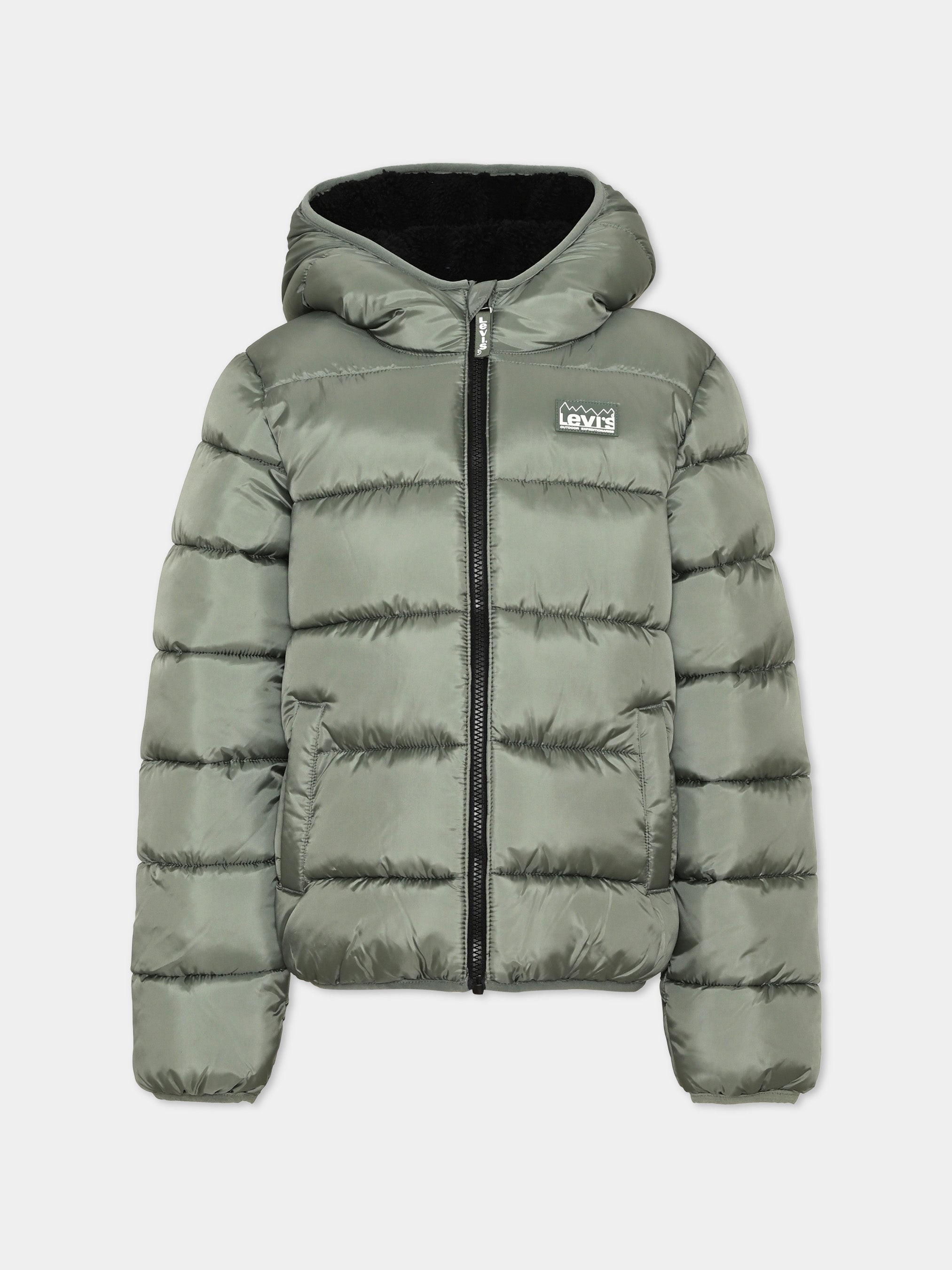 Levi's Kids 그린 다운 자켓