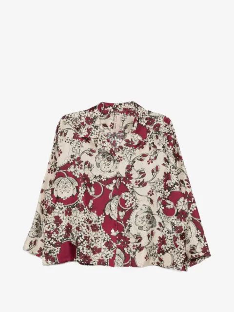 ANTONIO MARRAS 플로럴 프린트 실크 셔츠