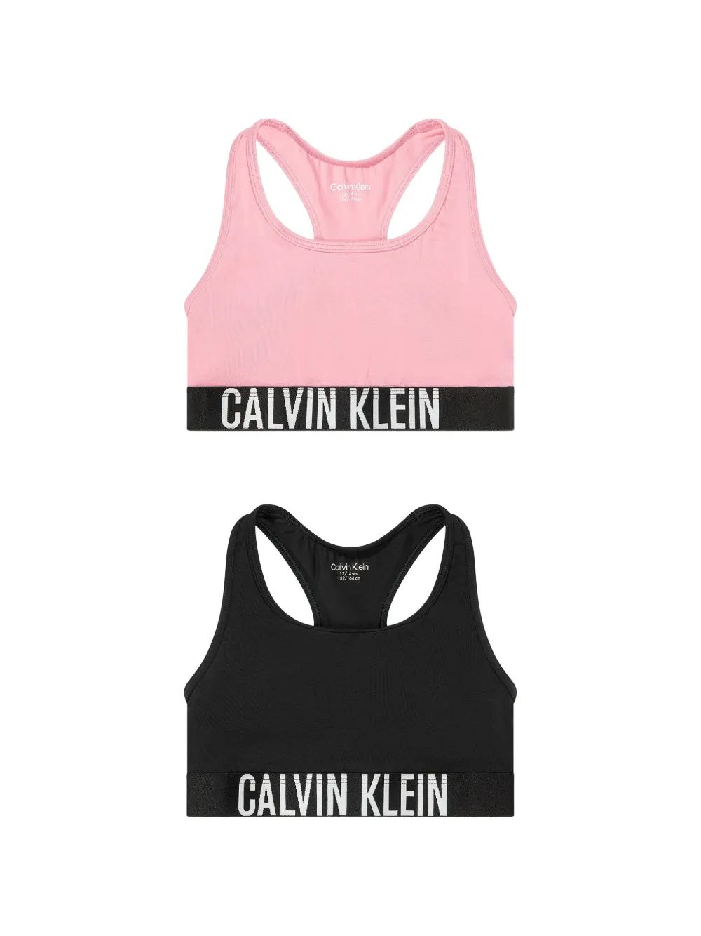 Calvin Klein Kids 인텐스 파워 로고 언더밴드 브라렛 세트