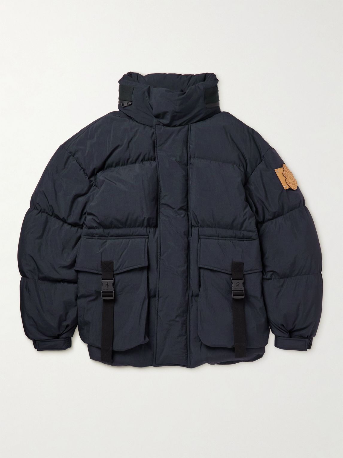 MONCLER GENIUS 1 Moncler JW Anderson Donard Logo-Appliqued Quilted Shell Hooded Down Jacket