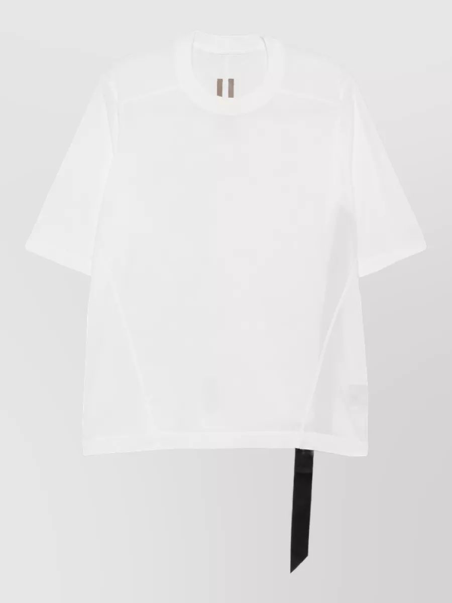 RICK OWENS DRKSHDW 리브드 코튼 반팔 티셔츠