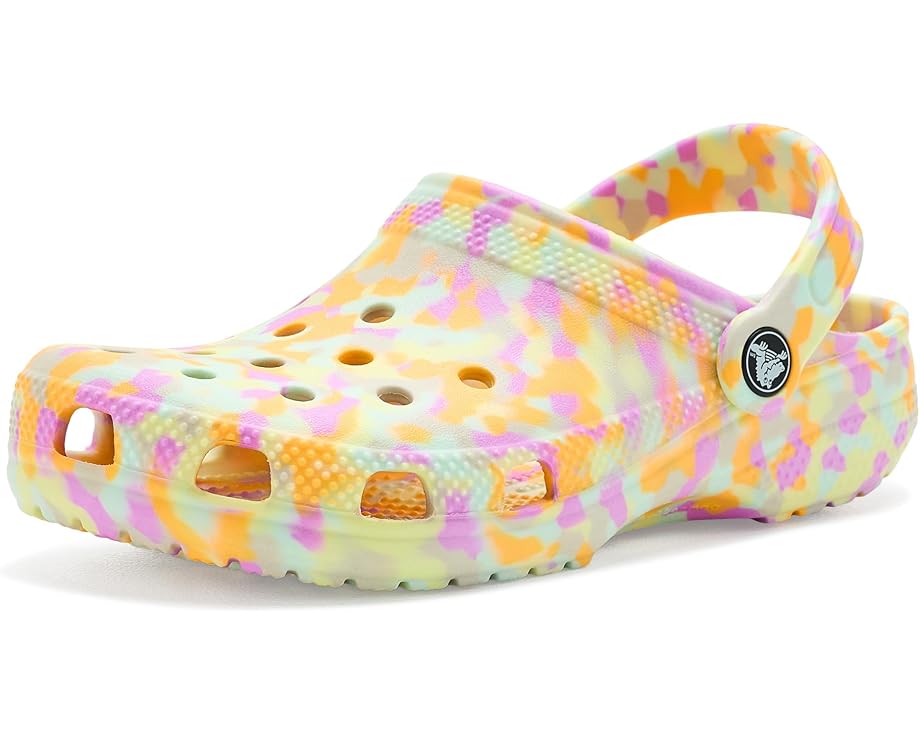 Crocs Kids 클래식 마블드 타이다이 클로그