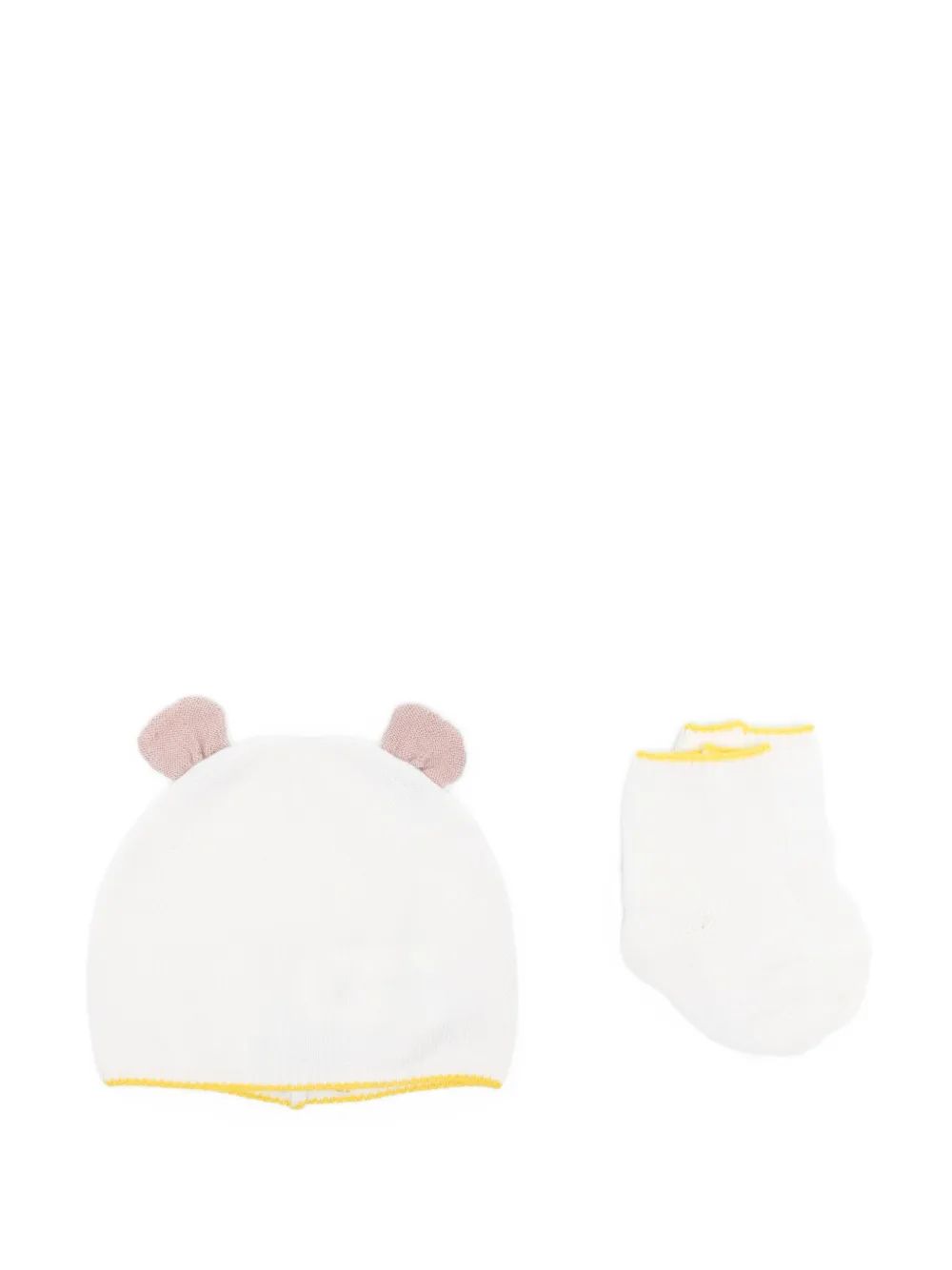 Gensami kids 곰 귀 비니 모자 세트