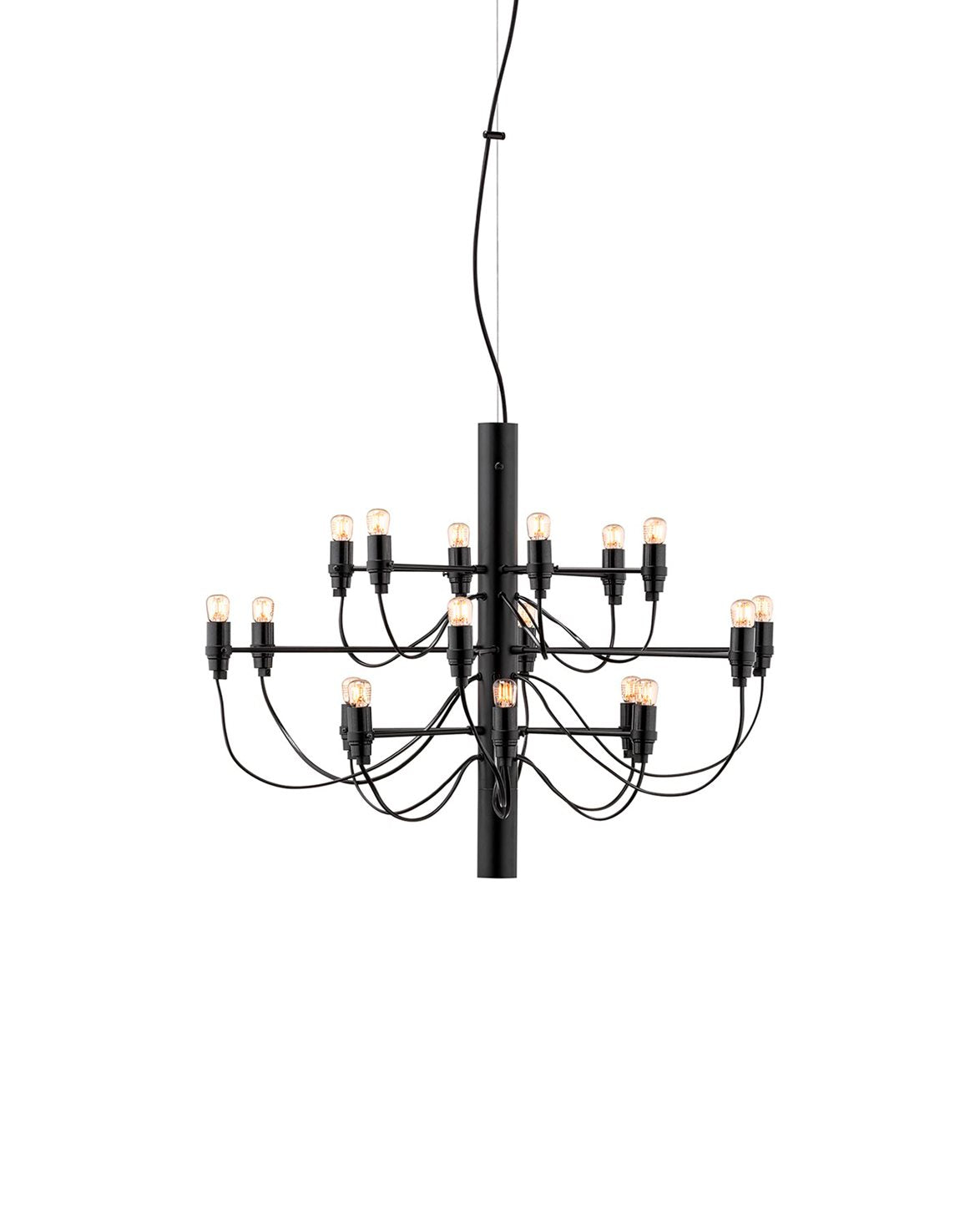 FLOS 2097/18 클리어 벌브 매트 블랙