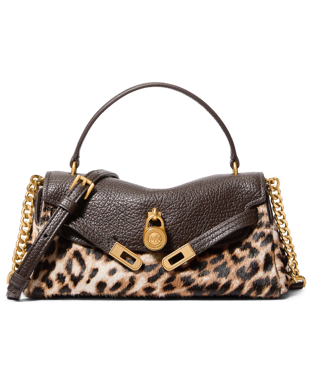 Michael Kors 마이클 해밀턴 모던 스몰 플랩 탑 핸들 크로스바디 핸드백