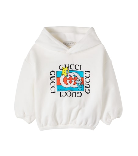 Gucci Kids 엑스 미스터맨 리틀미스 면 후드티