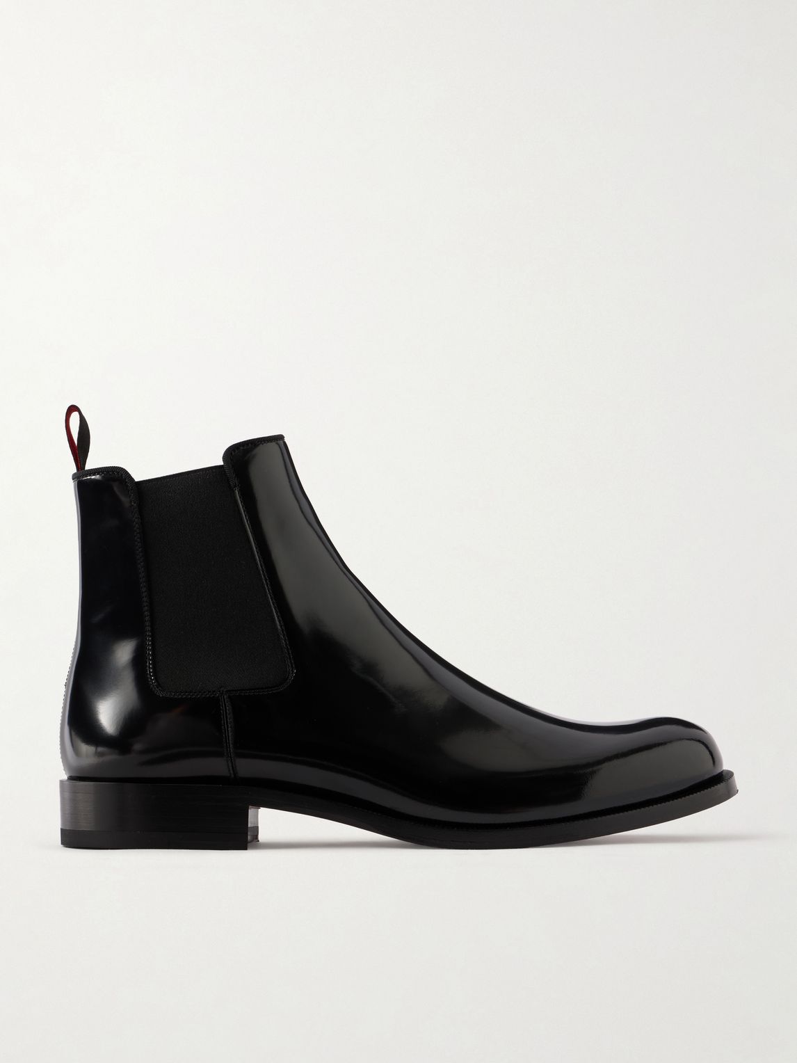 CHRISTIAN LOUBOUTIN 슈카르 가죽 첼시부츠