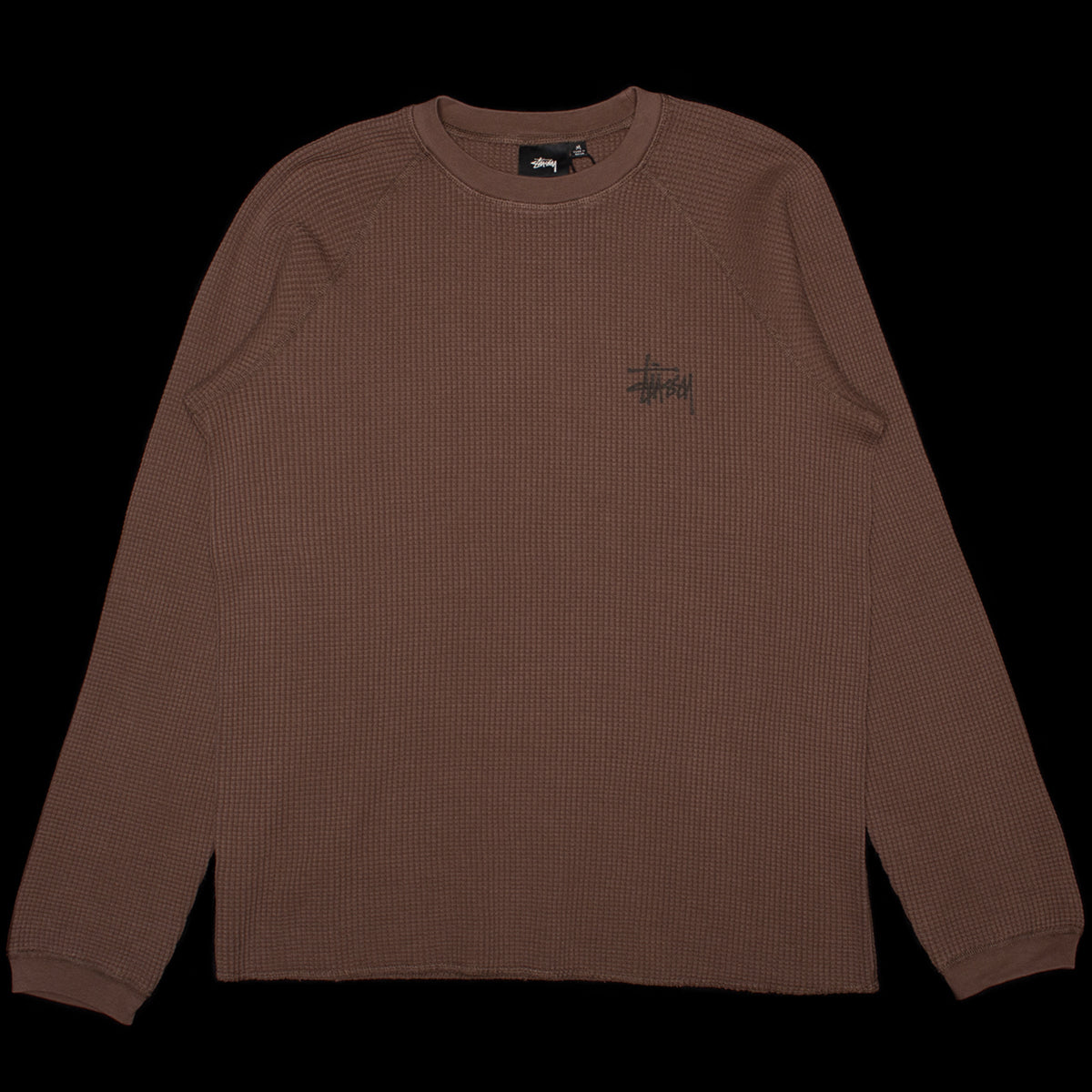 STUSSY 라글란 써멀 베이직 탑