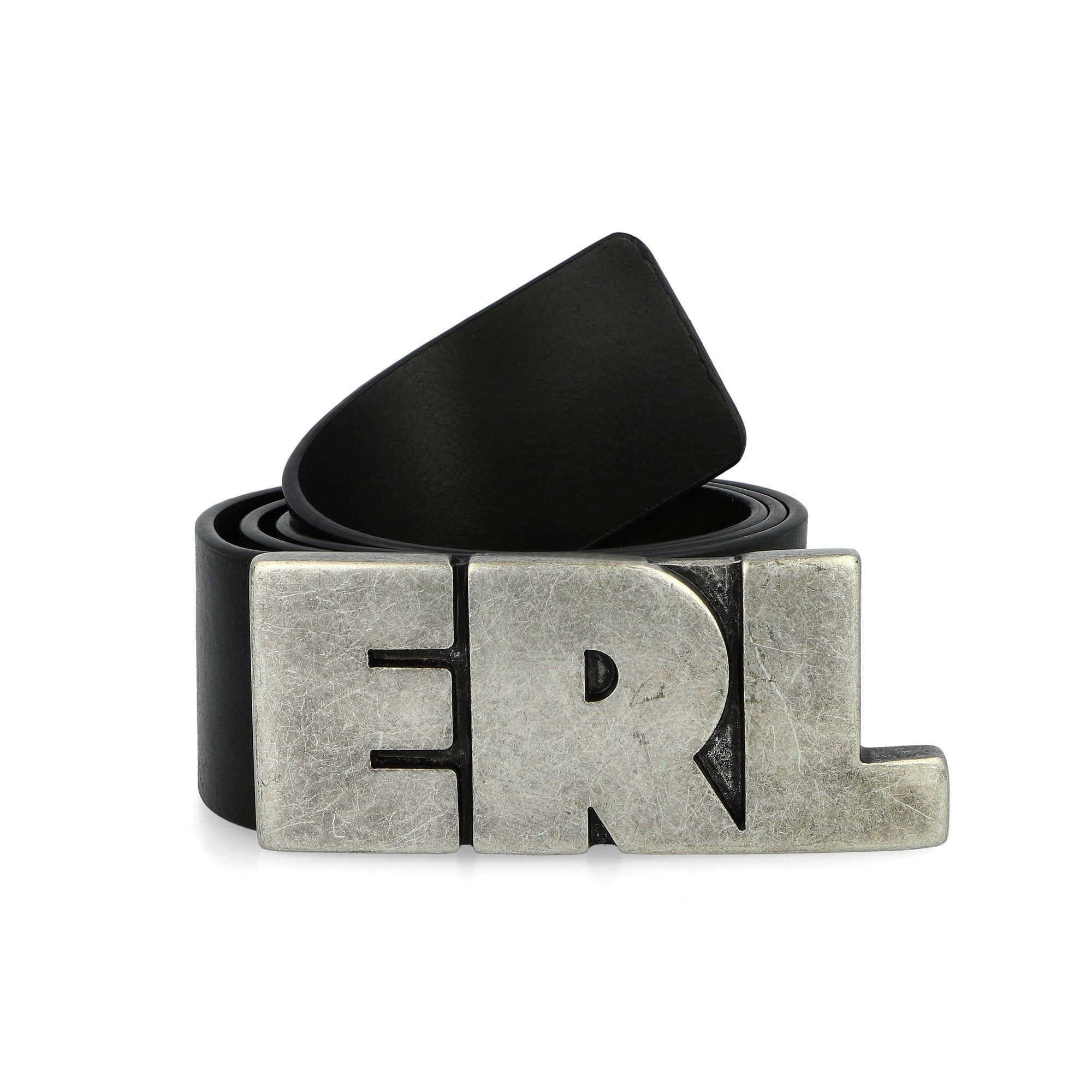ERL 로고 가죽 벨트