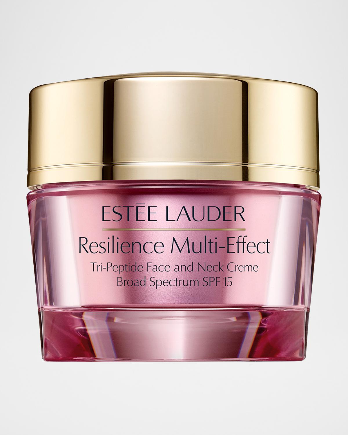 ESTÉE LAUDER 레질리언스 멀티 이펙트 트라이 펩타이드 페이스 & 넥 크림 모이스처라이저 SPF 15
