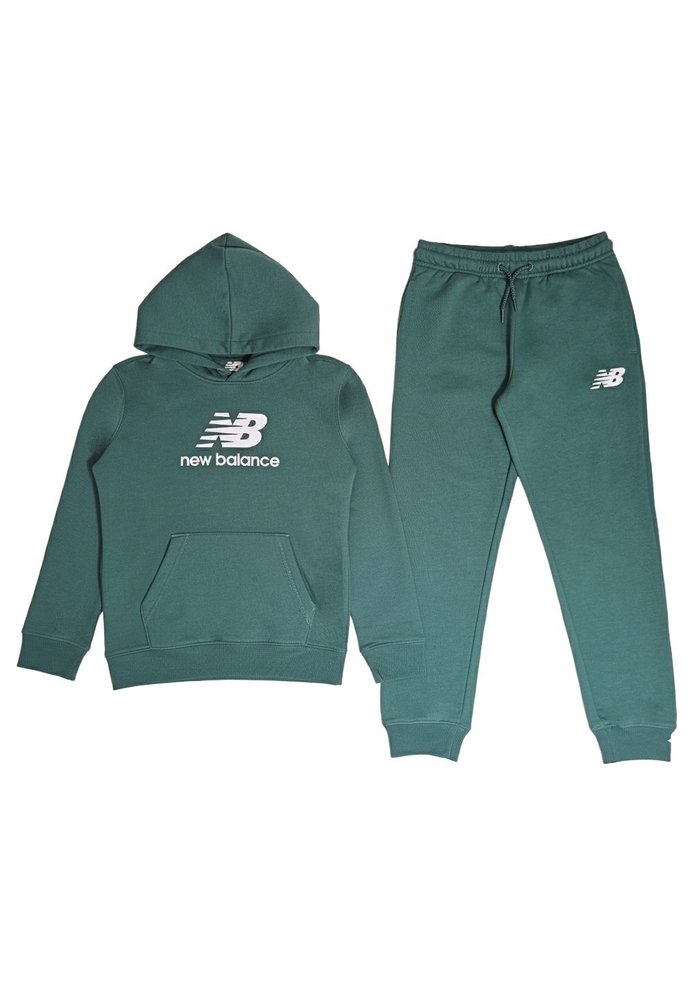 New Balance Kids 로고 프린트 드로스트링 트랙수트
