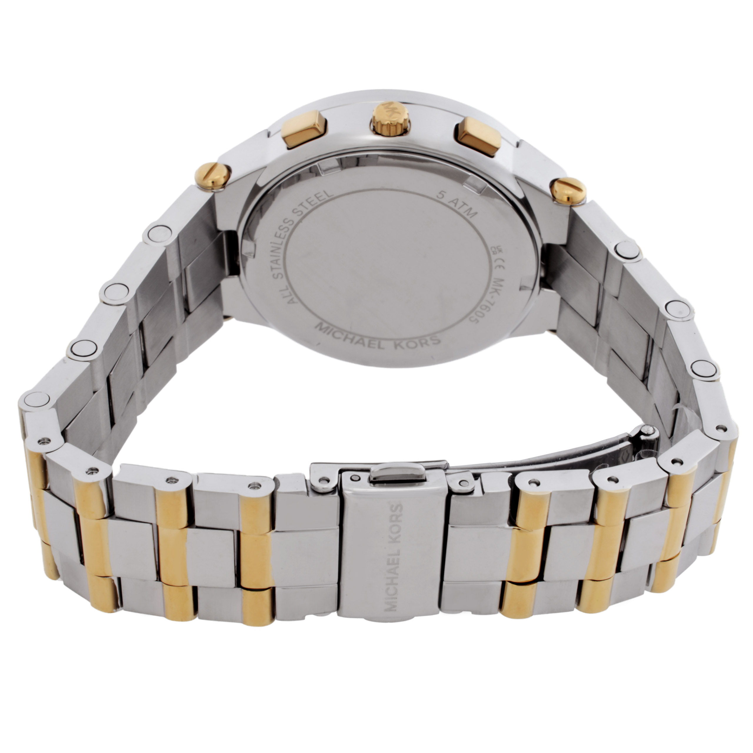 Michael Kors 빌리 크로노그래프 쿼츠 실버 다이얼 여성 시계 MK7605