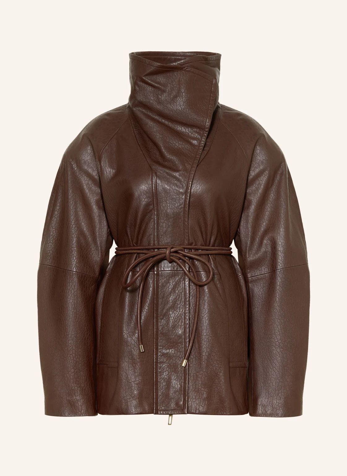 SPORTMAX 알라지오 가죽 자켓