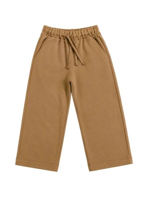 DONDUP KIDS 드로스트링 와이드 레그 트랙 팬츠
