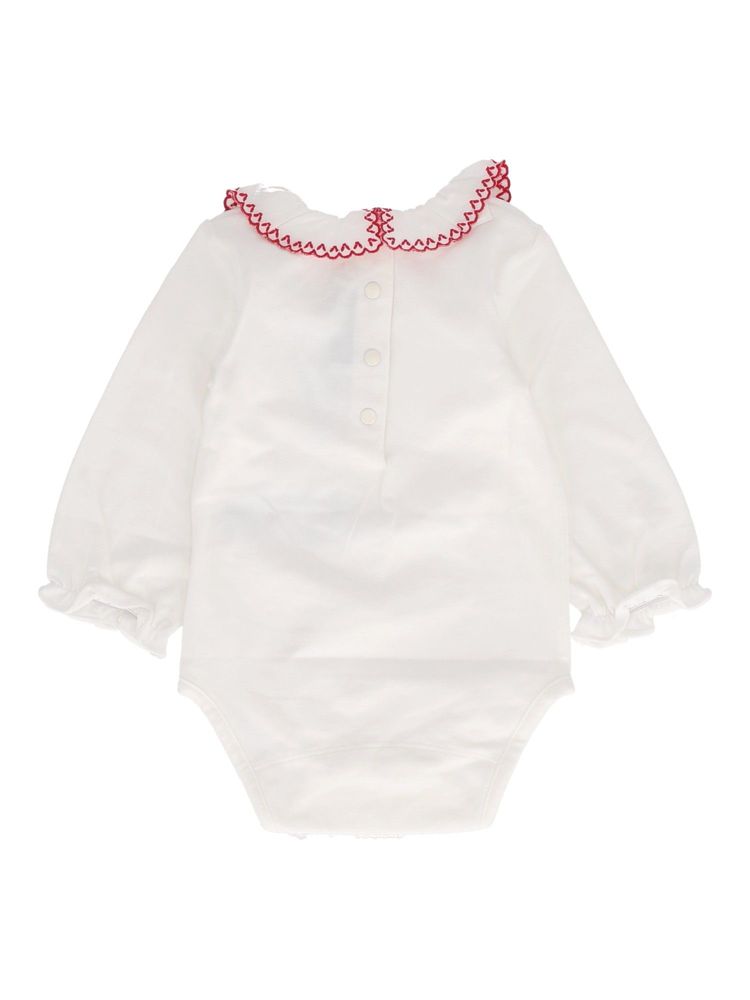 Tartine Et Chocolat Kids 러플 롱슬리브 원피스