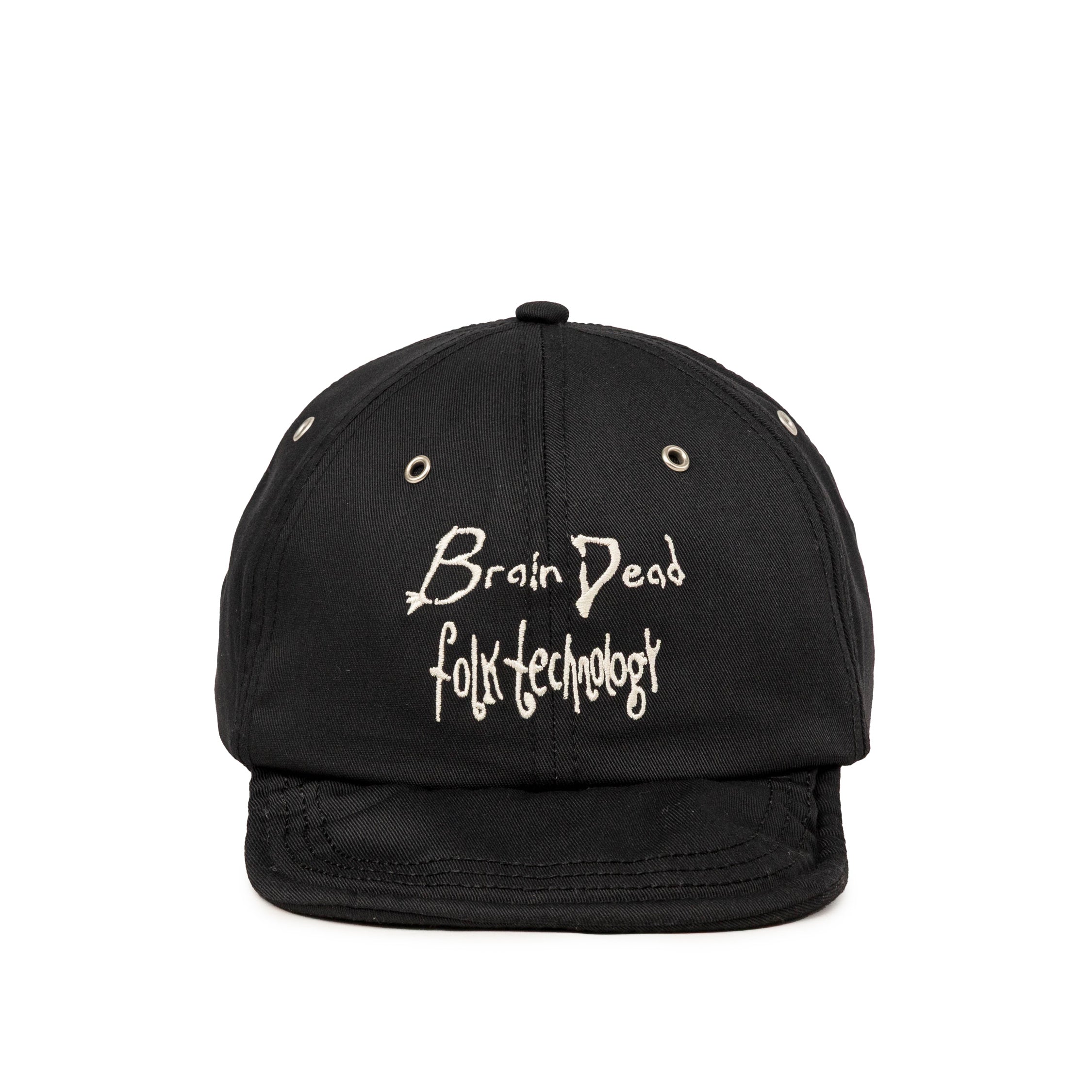 Brain Dead 포크 테크놀로지 와이어 브림 6 패널 모자