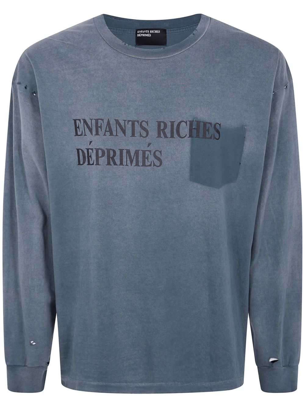ENFANTS RICHES DÉPRIMÉS 로고 프린트 티셔츠