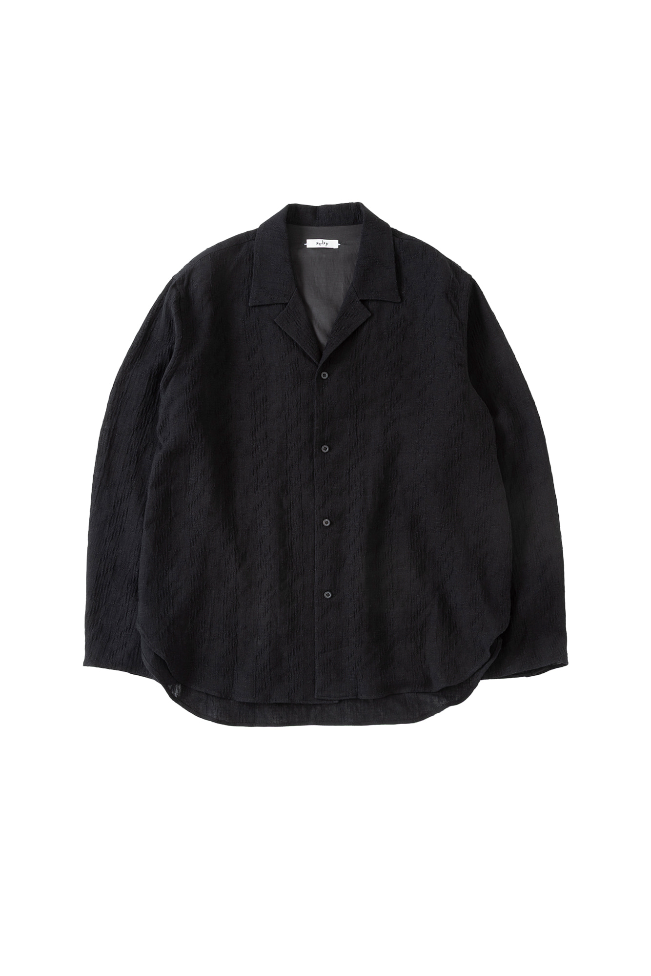 SABY Lapel Shirts - Bishu Japan Cotton Linen Jacquard FAB -