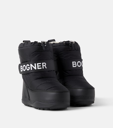 Bogner Kids 라 플라뉴 로고 스노우 부츠