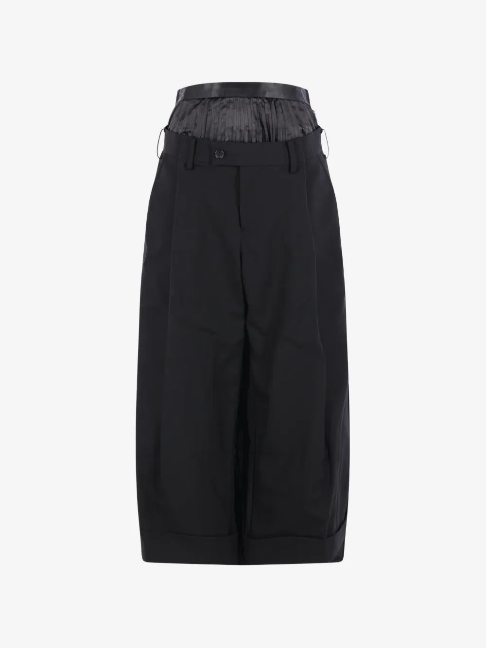 Junya Watanabe 벨트 루프 플리츠 팬츠