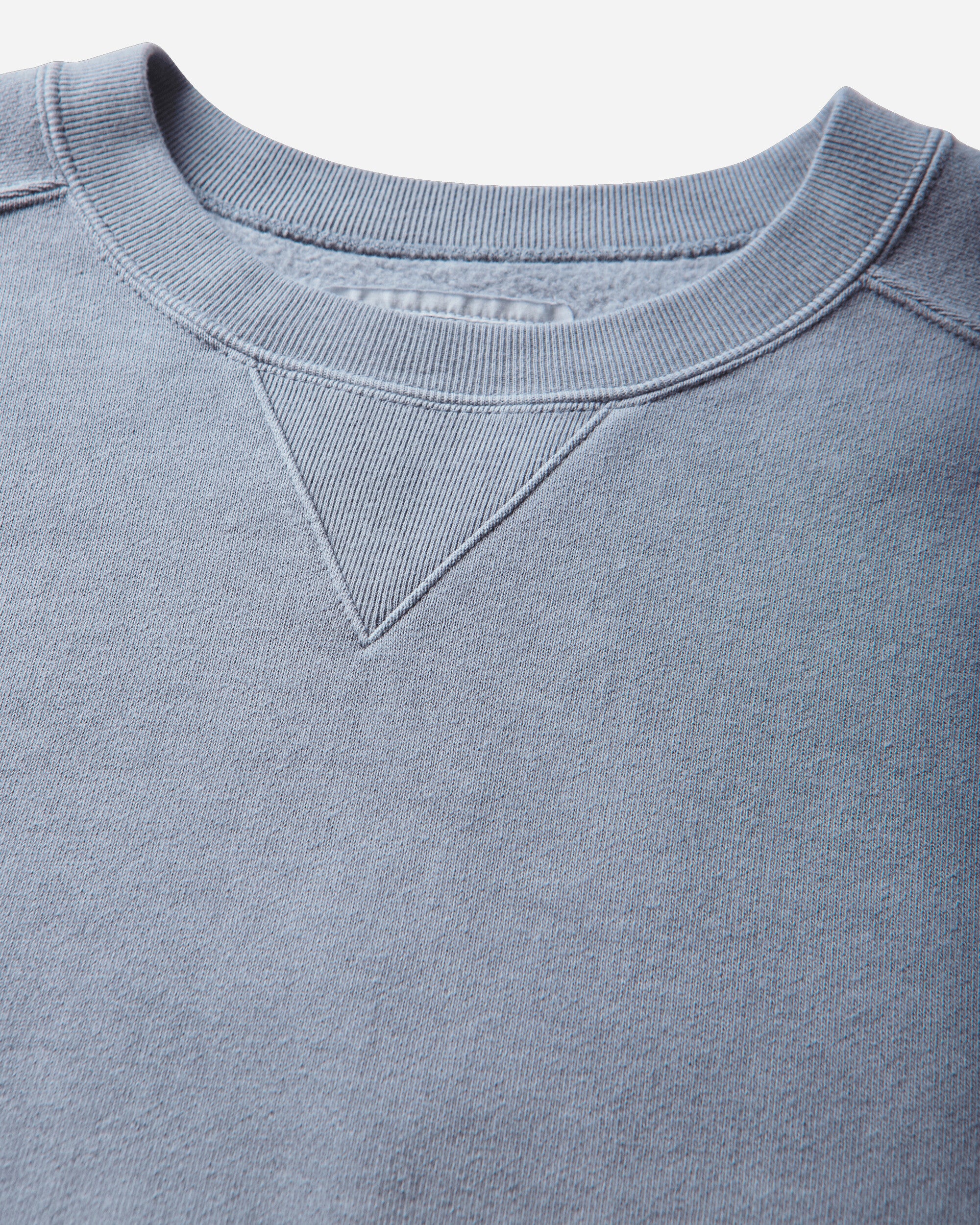 CAV EMPT 오버다이 패널 숄더 크루넥 맨투맨