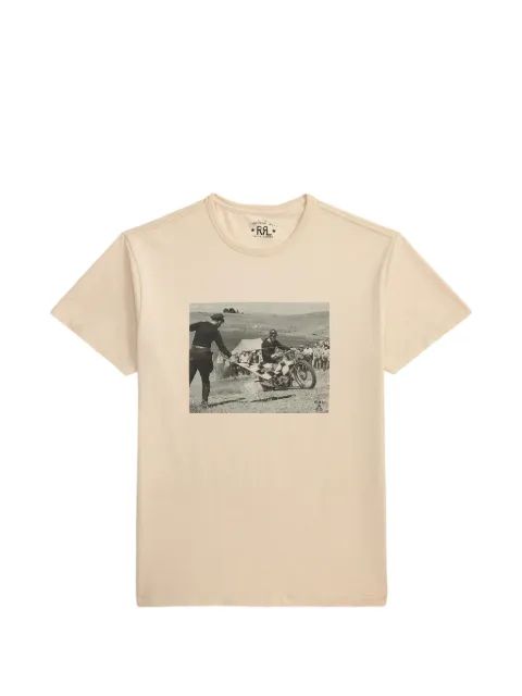 RRL 그래픽 프린트 티셔츠