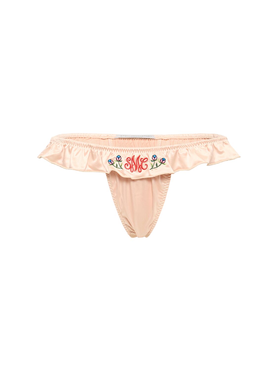 STELLA MCCARTNEY 자수 새틴 T팬티