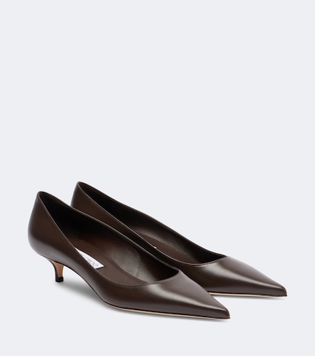 JIMMY CHOO 아멜리아 35 레더 펌프스