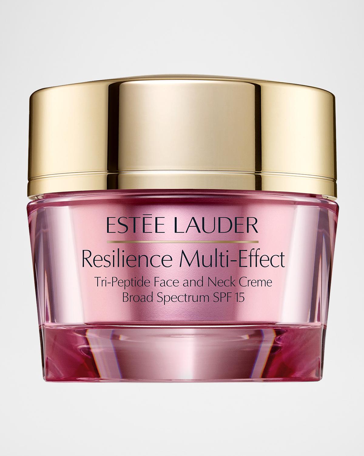 ESTÉE LAUDER 레질리언스 멀티 이펙트 트라이 펩타이드 페이스 앤 넥 모이스처라이저 크림 SPF 15 2.5oz