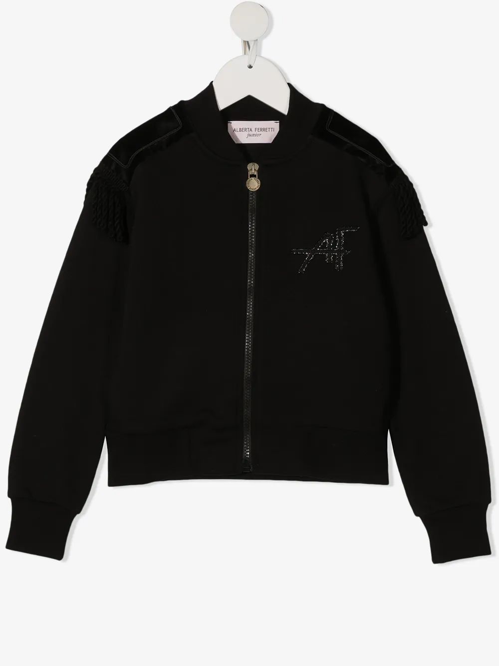 Alberta Ferretti Kids 에파렛 디테일 봄버 자켓
