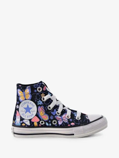 Converse Kids 척 테일러 올 스타 나비 프린트 스니커즈