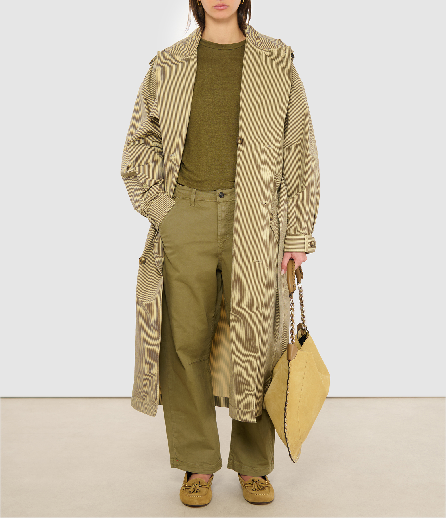 ISABEL MARANT ETOILE 만토 칠마 베이지 카키