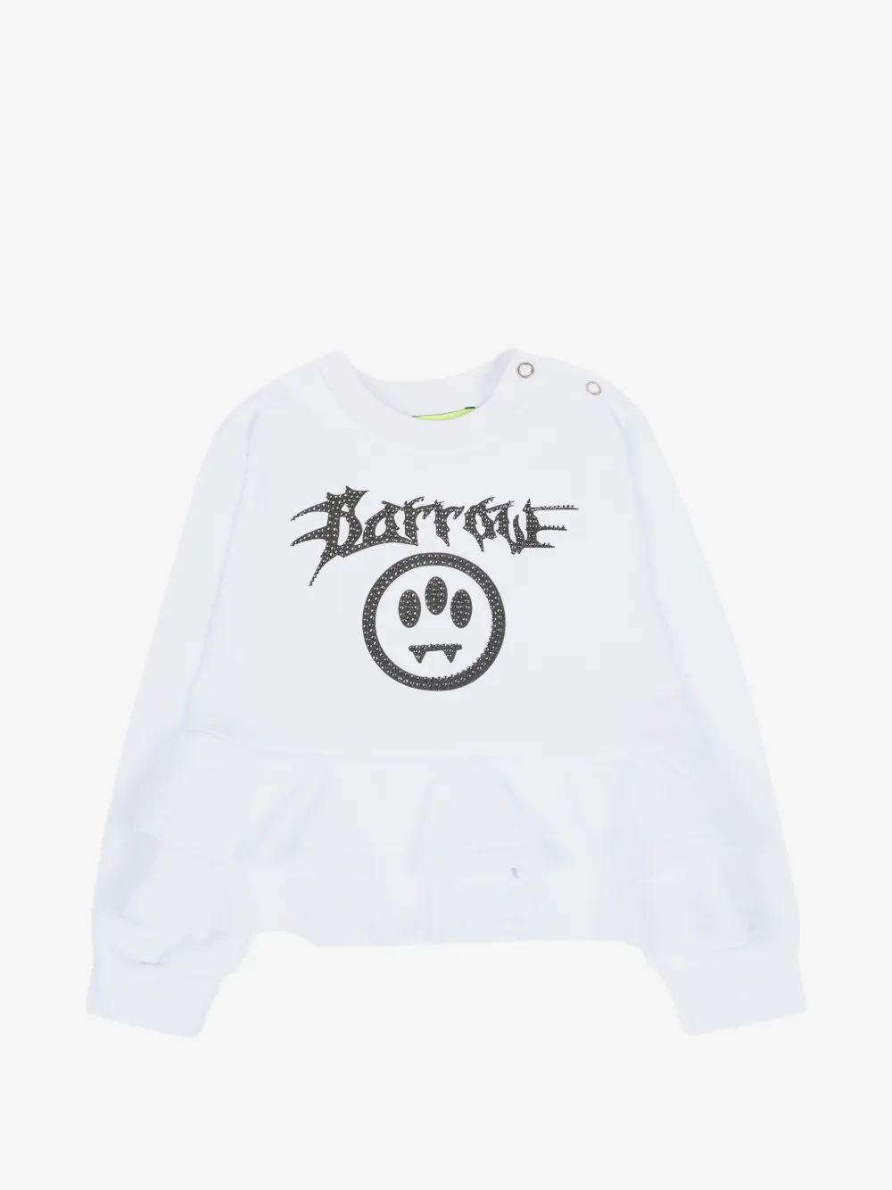 Barrow kids 러플 로고 프린트 맨투맨